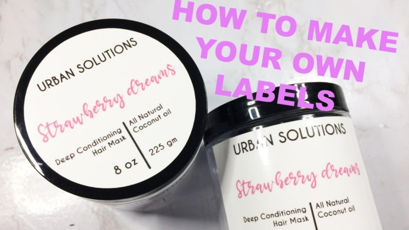 How to make your own labels