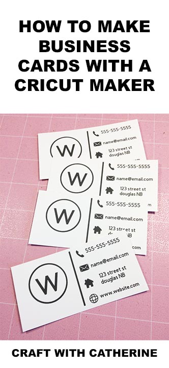 How To Make Business Cards On Your Cricut Maker Craft With Catherine