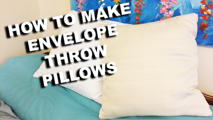 How to make an envelope throw pillow