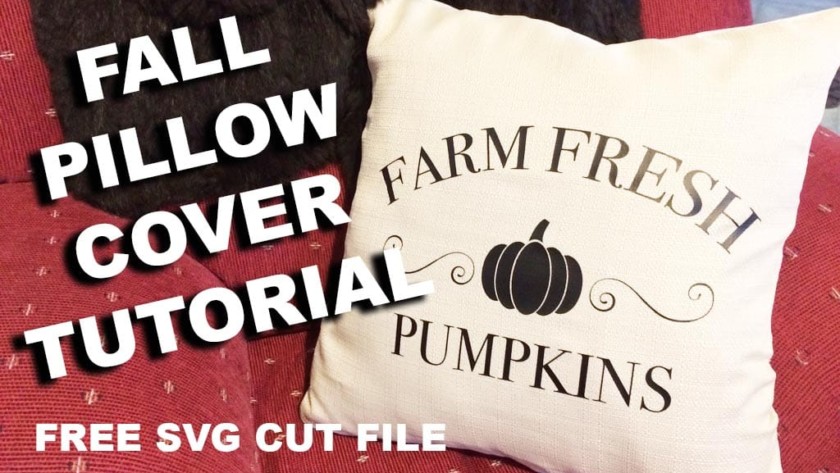 Farm fresh pumpkin pillow case tutorial