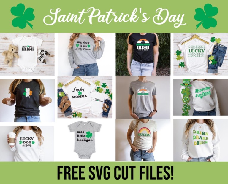 12 Free SVG Designs for Saint Patrick’s Day - Craft with Catherine