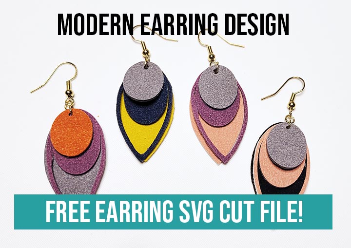 Earring Card SVG, Hook Earring Card Holder, Earring SVG, Cricut Silhouette