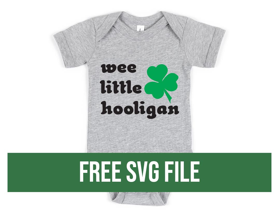 Wee little hooligan FREE SVG