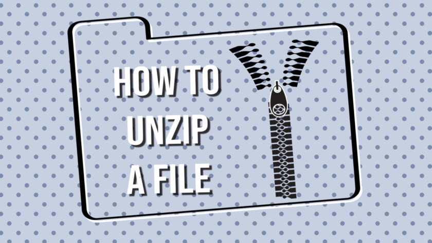 How to unzip a file