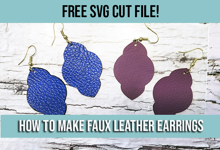 Ultimate guide to faux leather earrings with a Cricut - Craft with Catherine
