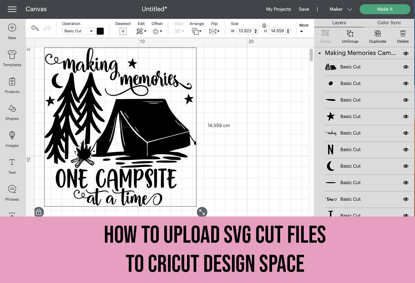 How to upload SVG files to Cricut Design Space.