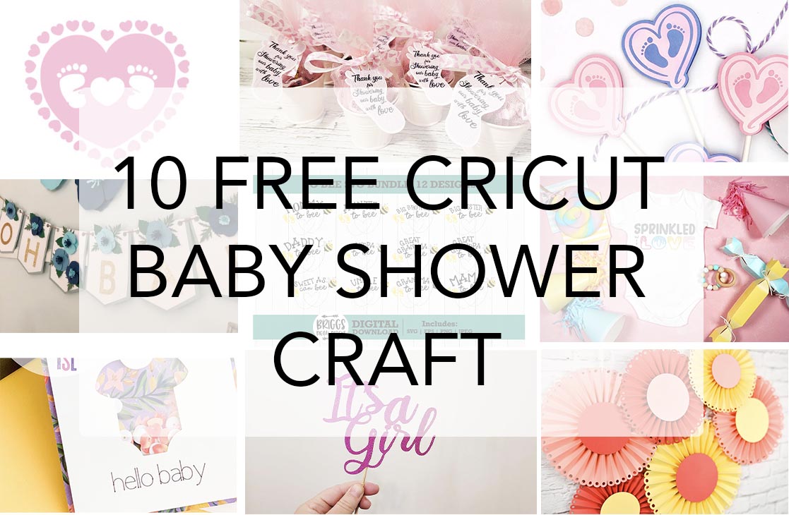 Cricut baby shower ideas