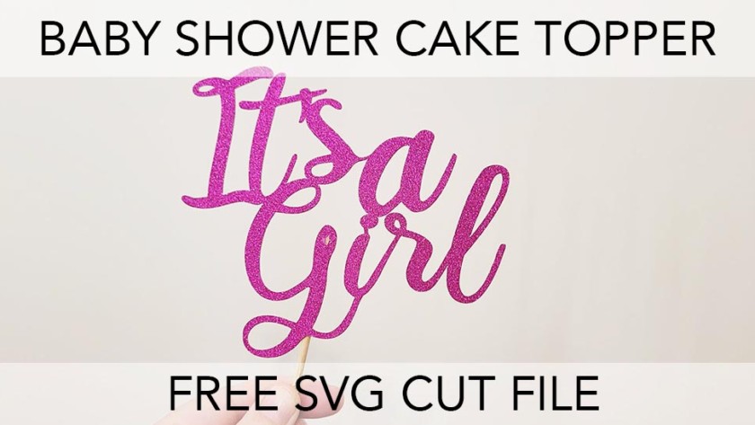 Baby shower cake topper tutorial