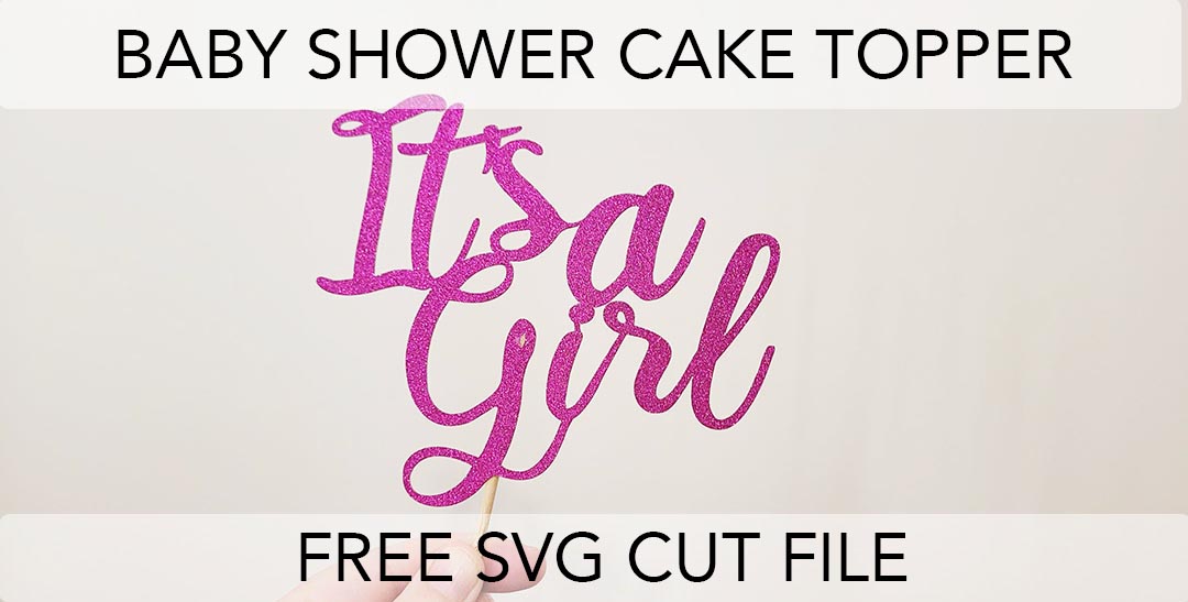 Baby shower cake topper tutorial