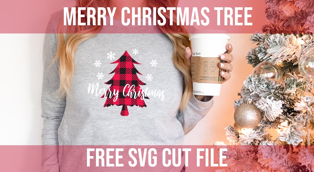 Merry Christmas tree free SVG