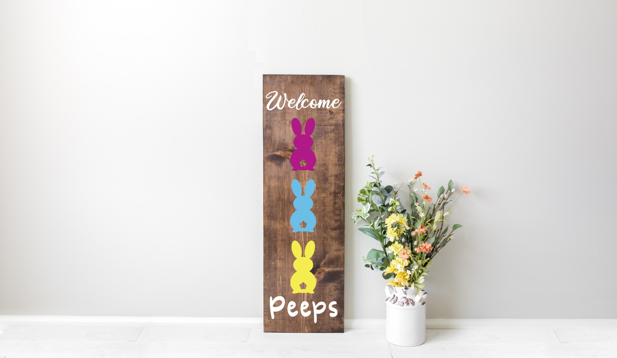 Welcome Peeps Free Svg Cut File - Craft With Catherine