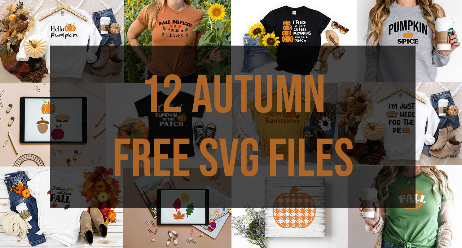 12 free Autumn svgs files