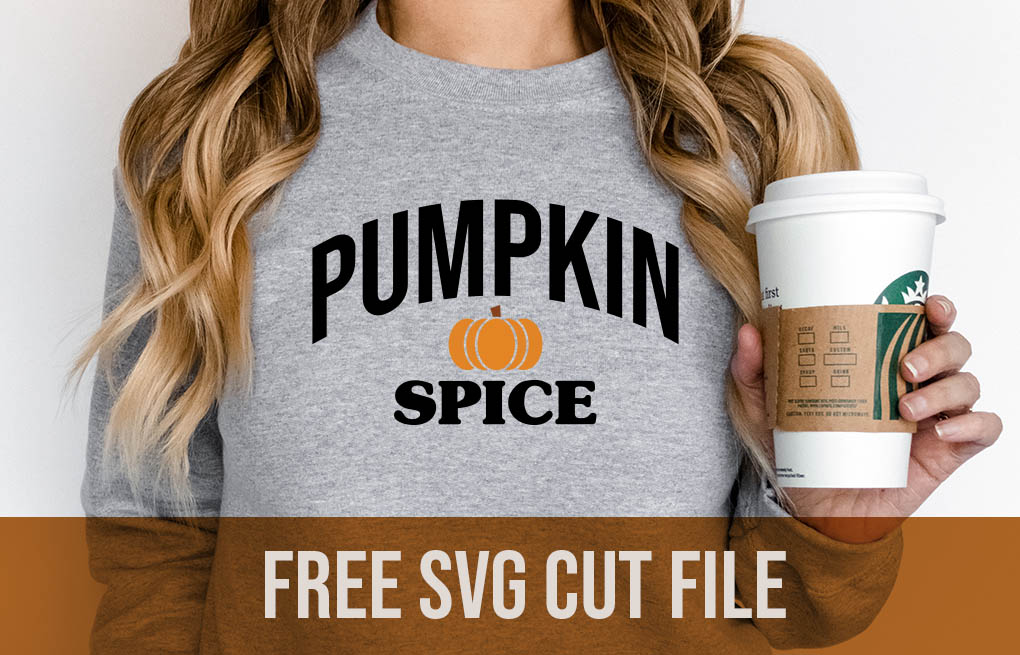 Pumpkin spice free svg cut file