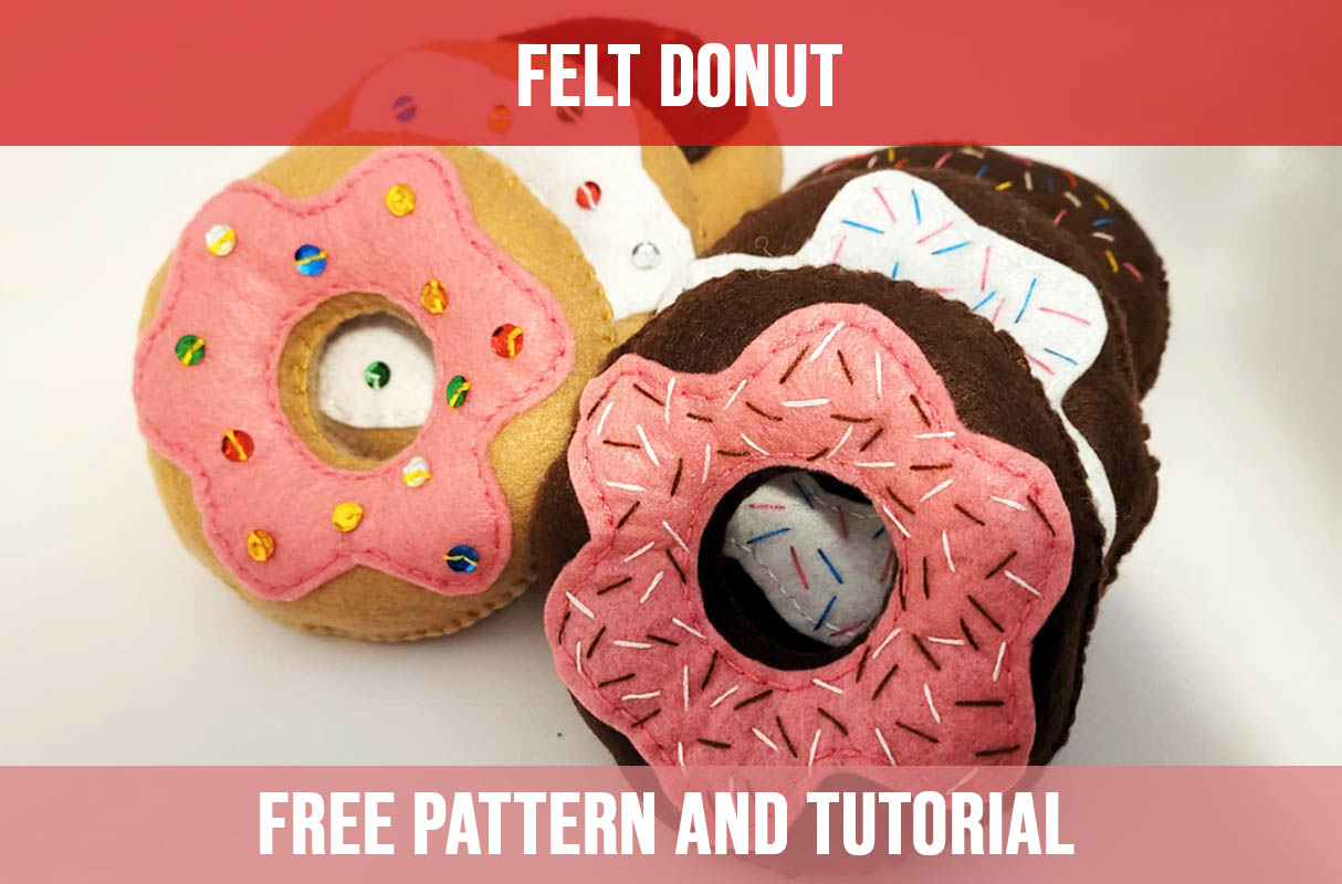 Felt donut free pattern