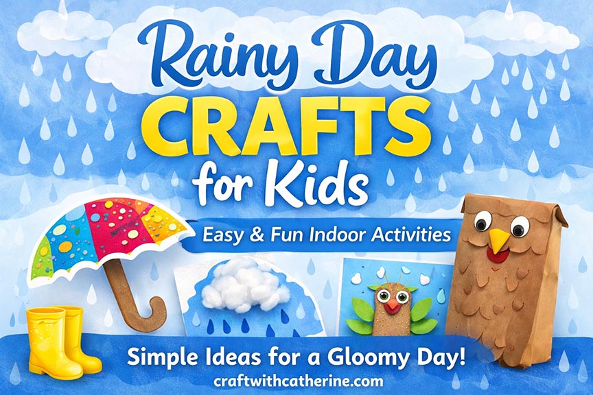 Rainy Day Crafts for Kids (Easy, Fun & Low-Mess Ideas)