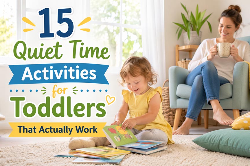 15 Quiet Time Activities for Toddlers That Actually Work