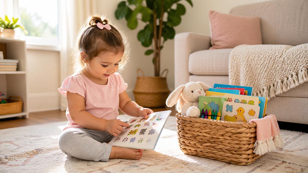 Quiet Time Basket Ideas for Toddlers (Easy Setups That Actually Work)
