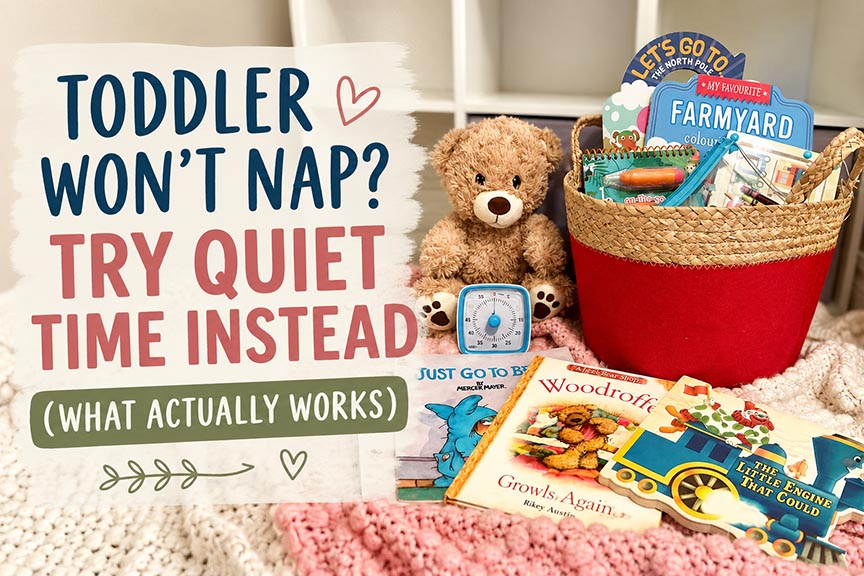 Toddler Won’t Nap? Try Quiet Time Instead (What Actually Works)